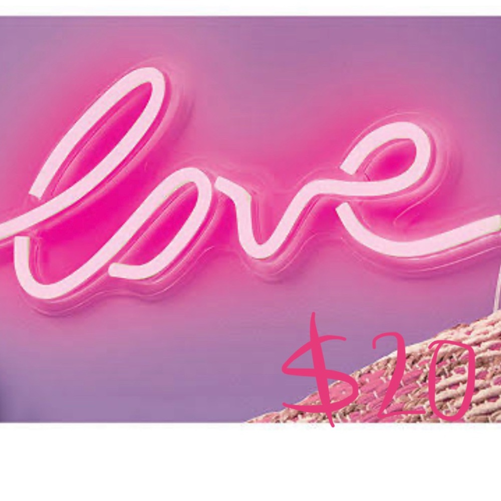 “Love” Neon Sign